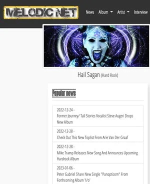 Melodic Net
This is Nick Quijano (Former Powerman 5000 guitarist & co-producer of album "Builders of the Future") and vocalist Sagan Amery's first release in three years…