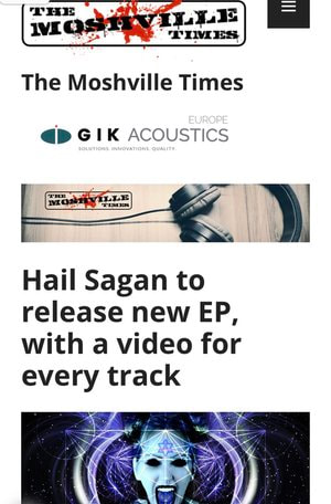 The Moshville Times
On January 27, 2023, Hail Sagan (featuring Powerman 5000 guitarist and co-producer Nick Quijano) will release a metal/hard rock track titled "Alongside Their Own" ahead of their six-track Disclosure EP.